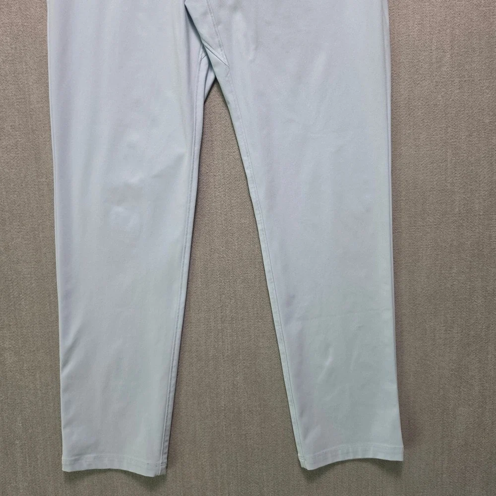 CRZ YOGA Performance Pants Men 30 Light Blue Stretch Golf Casual Slim Fit